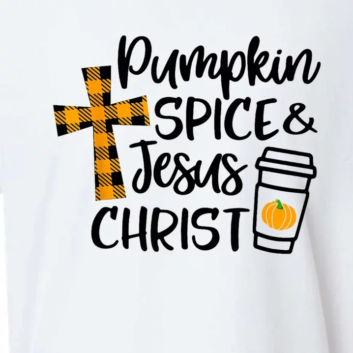 Halloween Christian Pumpkin Spice And Jesus Christ Fall Leaf Sueded Cloud Jersey T-Shirt