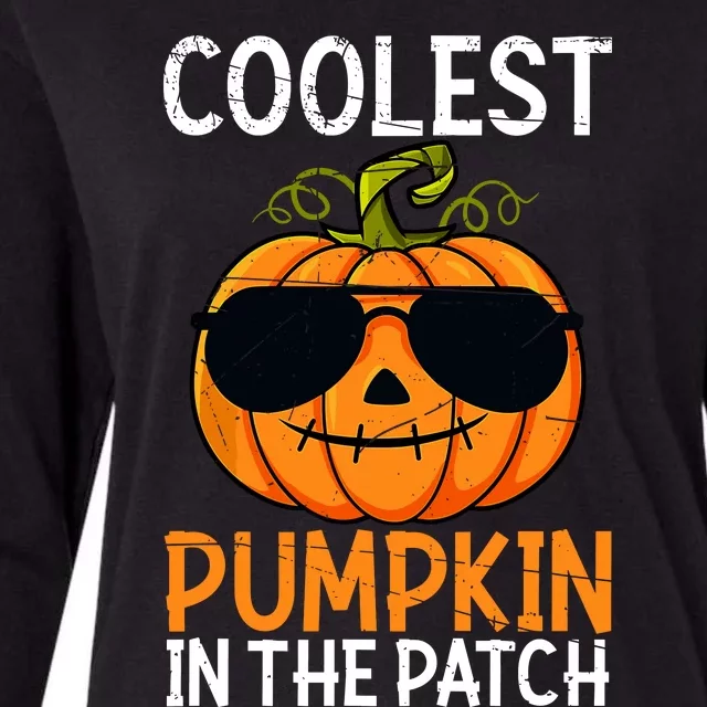 Halloween Coolest Pumpkin In The Patch Womens Cotton Relaxed Long Sleeve T-Shirt