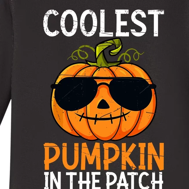 Halloween Coolest Pumpkin In The Patch Baby Long Sleeve Bodysuit