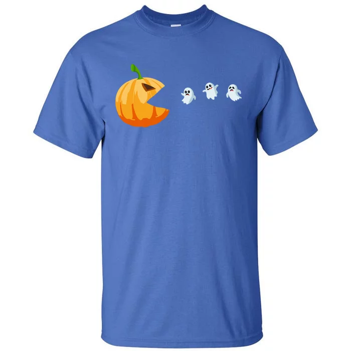 Halloween Costume Pumpkin Eating Ghosts Gift Tall T-Shirt