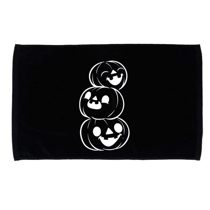 Halloween Cute Pumpkins Microfiber Hand Towel