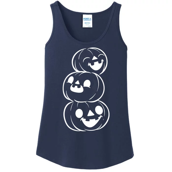 Halloween Cute Pumpkins Ladies Essential Tank