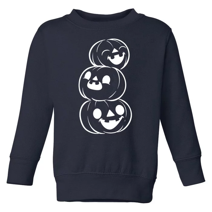 Halloween Cute Pumpkins Toddler Sweatshirt