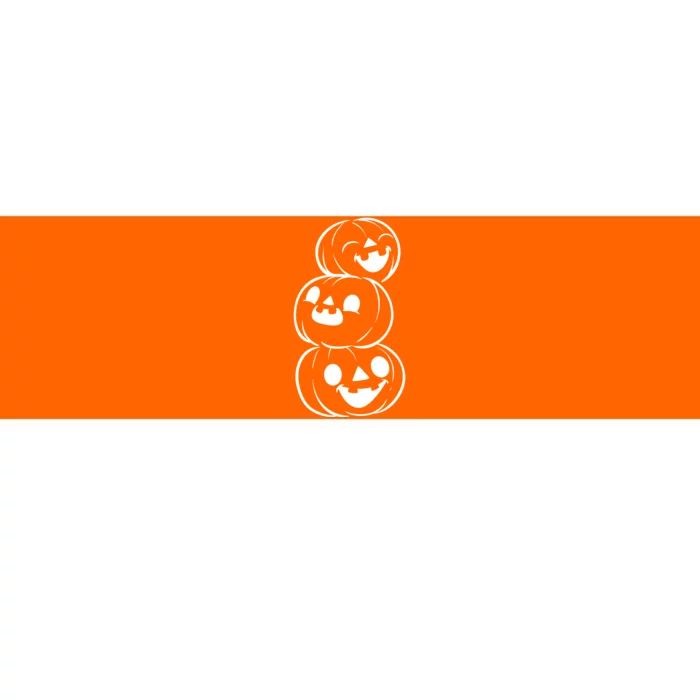 Halloween Cute Pumpkins Bumper Sticker