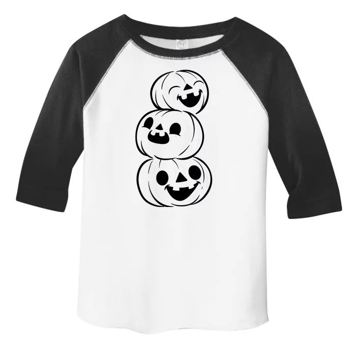 Halloween Cute Pumpkins Toddler Fine Jersey T-Shirt