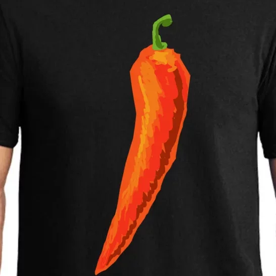 Hot Chili Pepper Funny Gift For Spicy Food Lover Gift Pajama Set