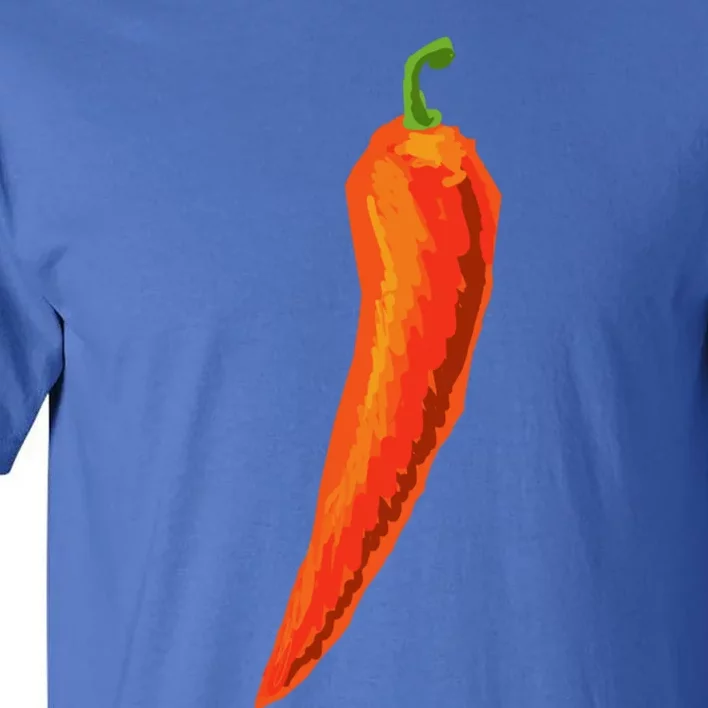 Hot Chili Pepper Funny Gift For Spicy Food Lover Gift Tall T-Shirt