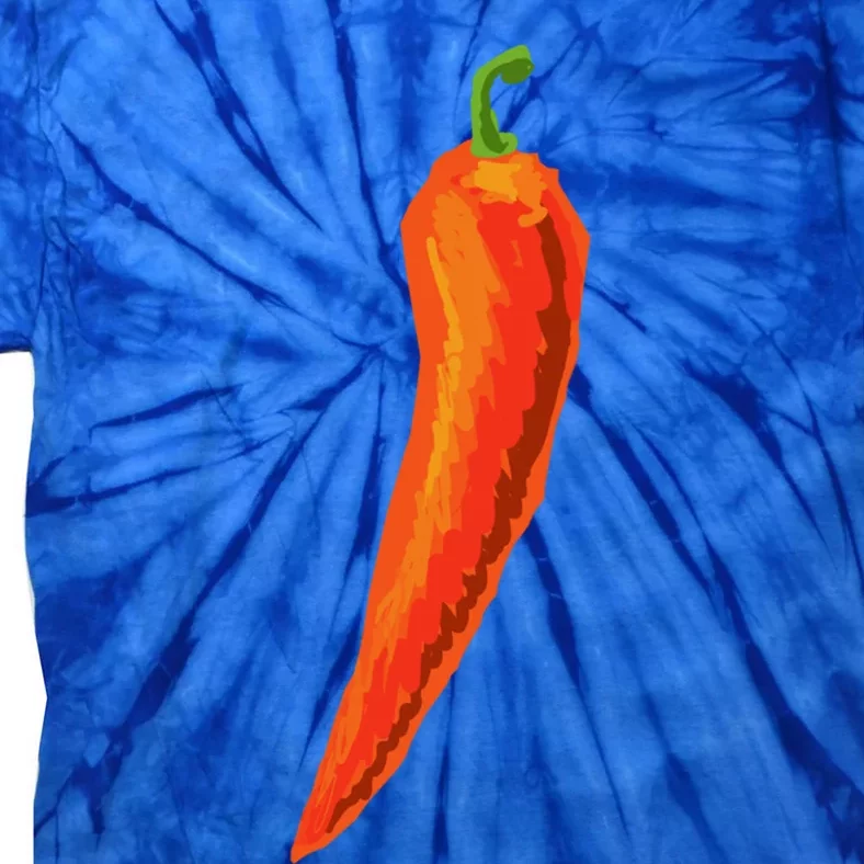 Hot Chili Pepper Funny Gift For Spicy Food Lover Gift Tie-Dye T-Shirt