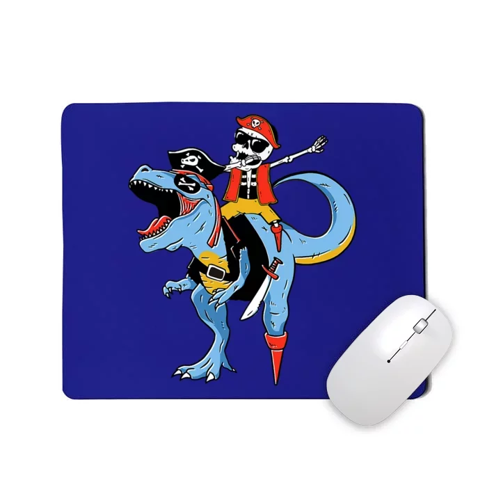 Halloween Costume Pirate Skeleton Dinosaur Trex Gift Mousepad