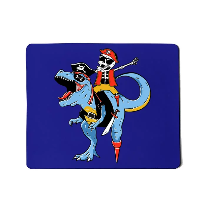 Halloween Costume Pirate Skeleton Dinosaur Trex Gift Mousepad