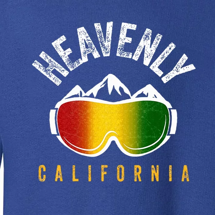 Heavenly California Rasta Lake Tahoe Jamaica Winter Reggae Toddler Sweatshirt