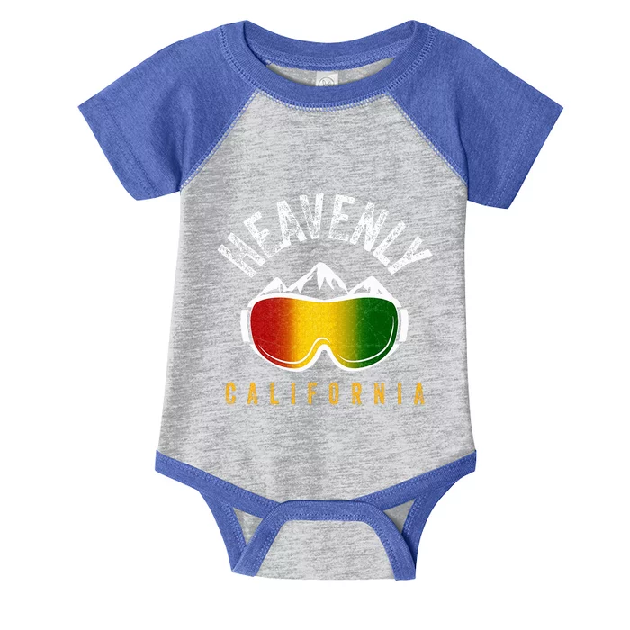 Heavenly California Rasta Lake Tahoe Jamaica Winter Reggae Infant Baby Jersey Bodysuit