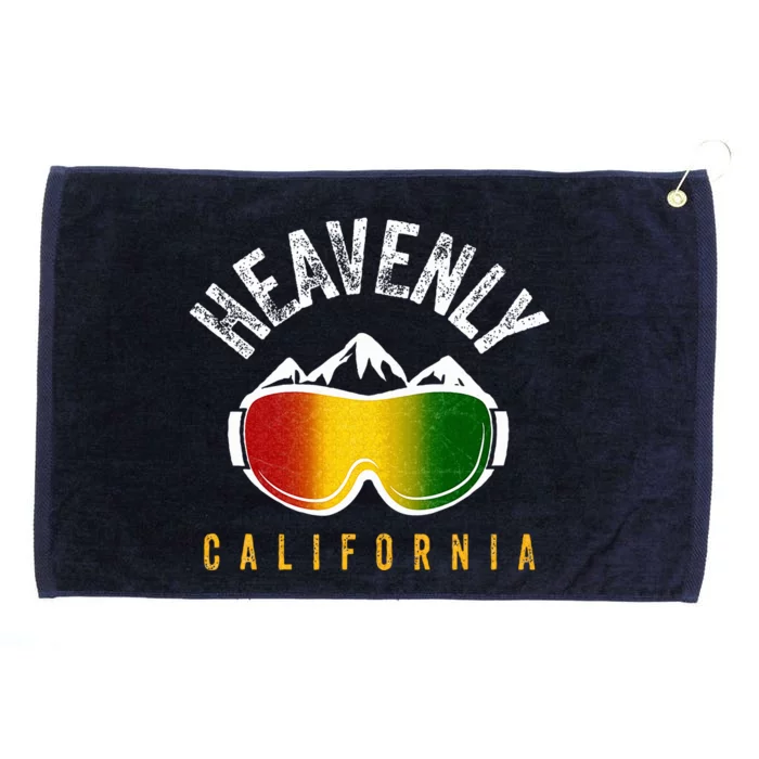 Heavenly California Rasta Lake Tahoe Jamaica Winter Reggae Grommeted Golf Towel