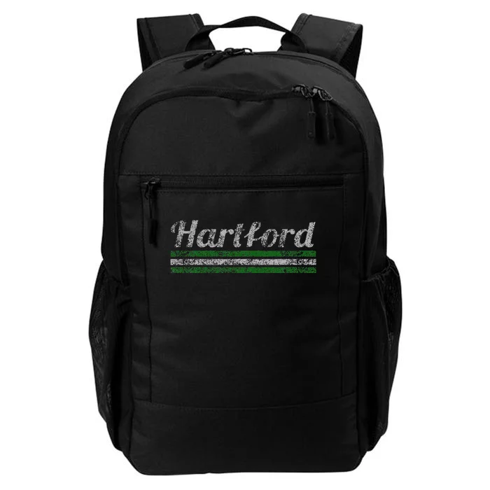 Hartford Connecticut Retro Vintage Weathered Daily Commute Backpack