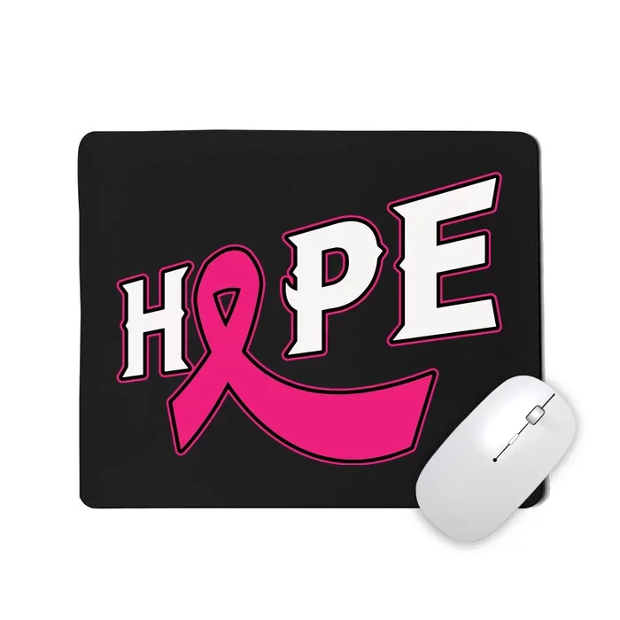 Hope Cancer Ribbon World Cancer Day Motivation Mousepad