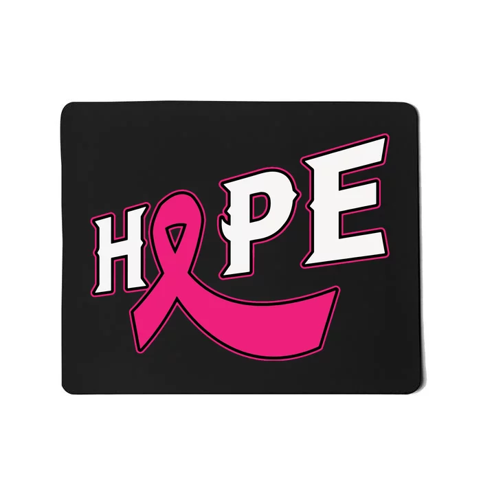 Hope Cancer Ribbon World Cancer Day Motivation Mousepad