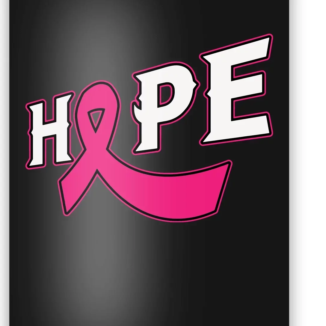 Hope Cancer Ribbon World Cancer Day Motivation Poster