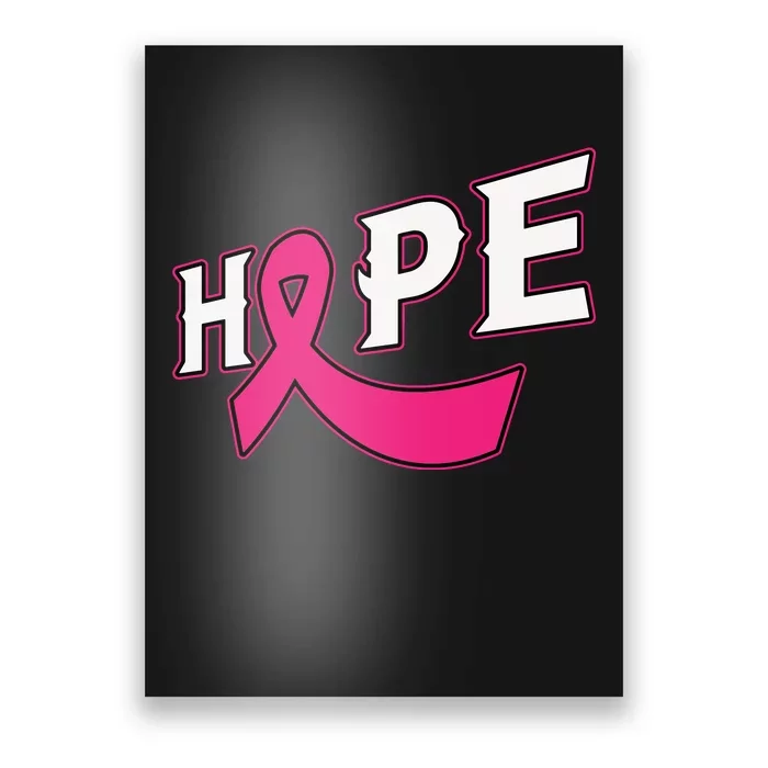 Hope Cancer Ribbon World Cancer Day Motivation Poster