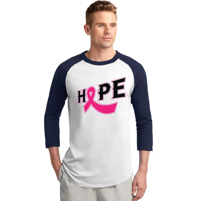 Hope Cancer Ribbon World Cancer Day Motivation Baseball Sleeve Shirt