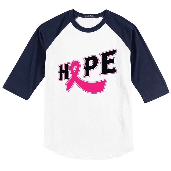 Hope Cancer Ribbon World Cancer Day Motivation Baseball Sleeve Shirt