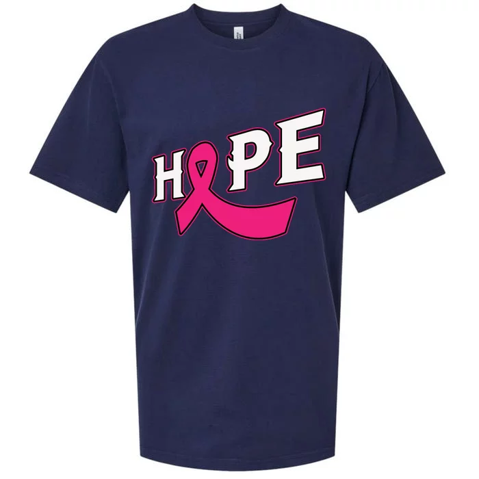 Hope Cancer Ribbon World Cancer Day Motivation Sueded Cloud Jersey T-Shirt