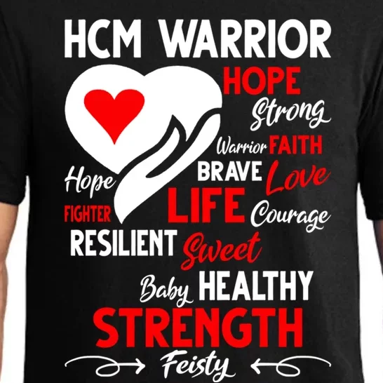 Hypertrophic Cardiomyopathy Raising Awareness Hcm Warrior Funny Gift Pajama Set