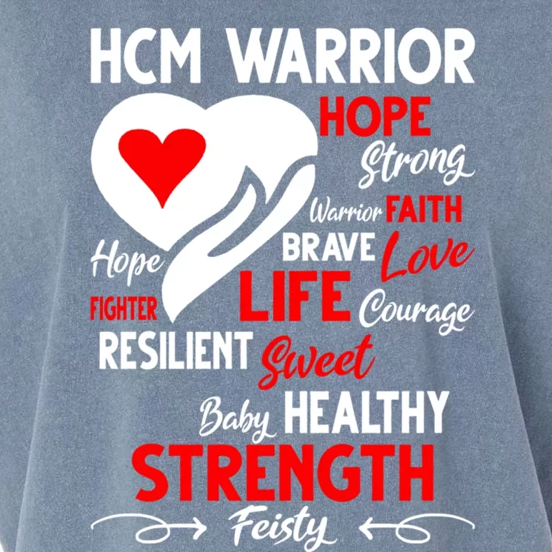 Hypertrophic Cardiomyopathy Raising Awareness Hcm Warrior Funny Gift Garment-Dyed Women's Muscle Tee