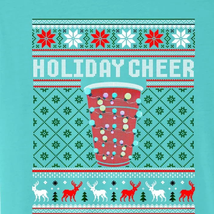 Holiday Cheer Red Solo Cup Christmas Beer Pong Ugly Sweater Meaningful Gift ChromaSoft Performance T-Shirt