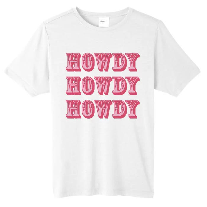 Howdy Cowgirl Retro Vintage Country Western Yeehaw Cowgirl ChromaSoft Performance T-Shirt