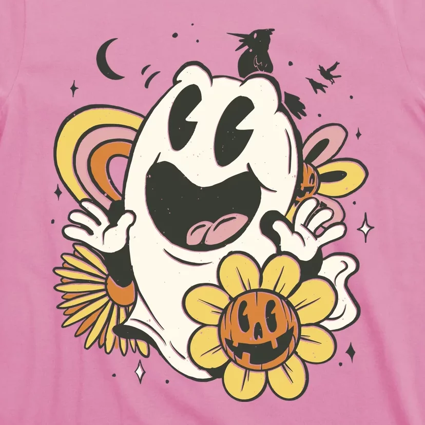 Halloween Cute Retro Ghost T-Shirt