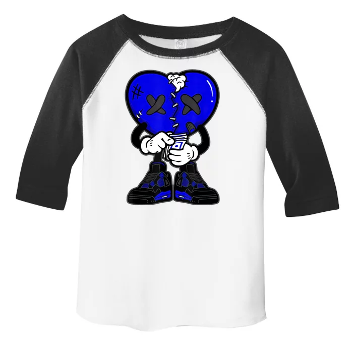 Heartbreak Cry Shoes Dripping Blue Toddler Fine Jersey T-Shirt