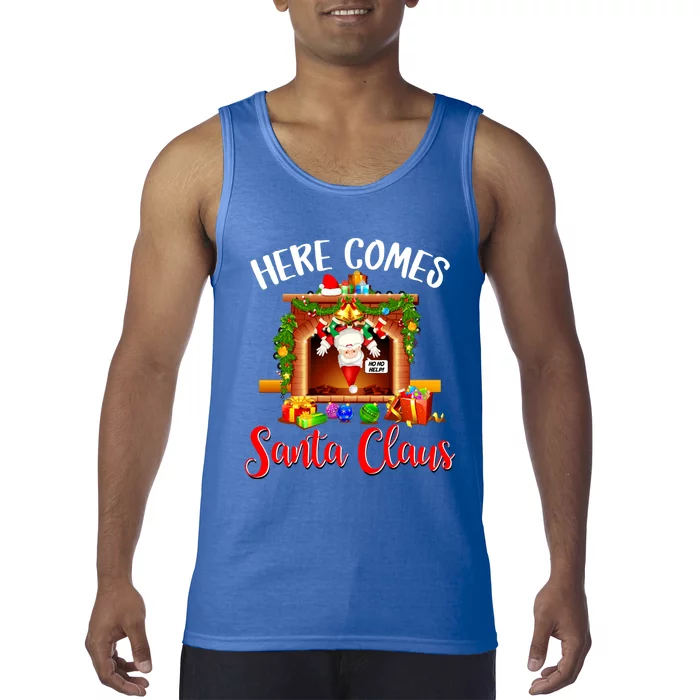 Here Comes Santa! Ho Ho Help! Gift Tank Top