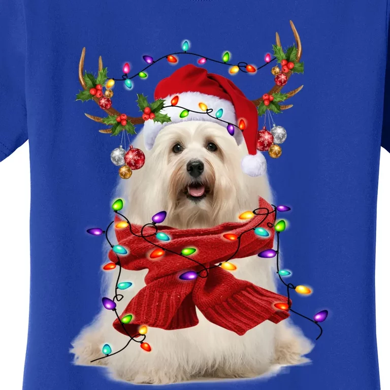 Havanese Christmas Snow Layers Santa Dog Ugly Xmas Gift Women's T-Shirt