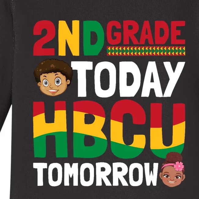 HBCU College Student - 2nd Grade Today HBCU Tomorrow Baby Long Sleeve Bodysuit