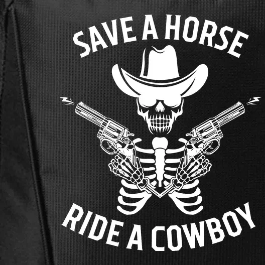 Halloween Cowboy Save A Horse Ride A Cowboy City Backpack