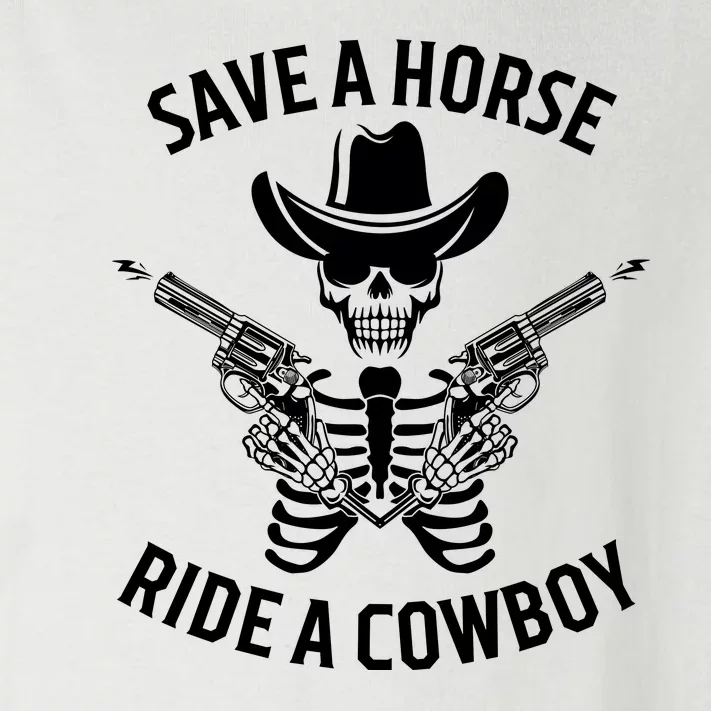 Halloween Cowboy Save A Horse Ride A Cowboy Toddler Long Sleeve Shirt