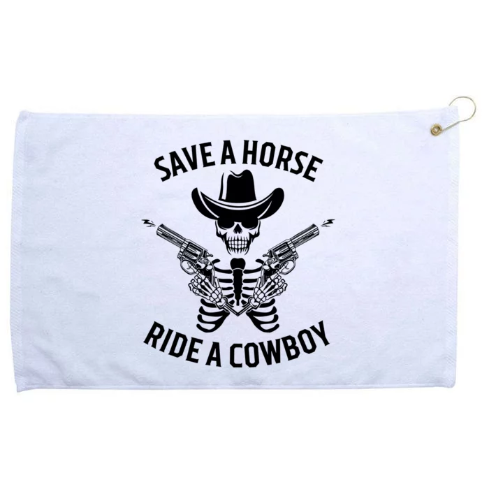 Halloween Cowboy Save A Horse Ride A Cowboy Grommeted Golf Towel