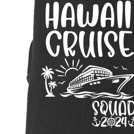 Hawaii Cruise Squad 2024 Hawaii Holiday Family Matching Doggie 3-End Fleece Hoodie