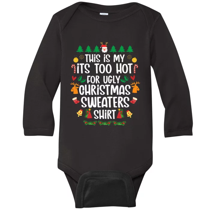 Hot Christmas Sweater Festive and Stylish Holiday Attire Baby Long Sleeve Bodysuit