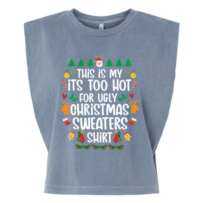 Hot Christmas Sweater Festive and Stylish Holiday Attire Garment-Dyed Women's Muscle Tee