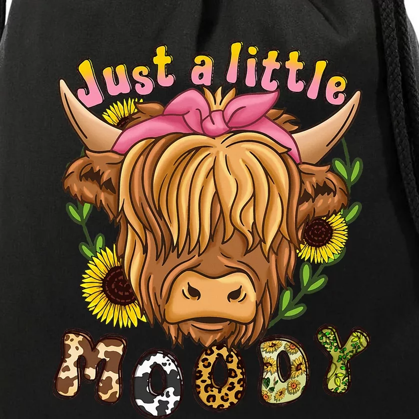 Highland Cow Scottish Highland Cow Drawstring Bag