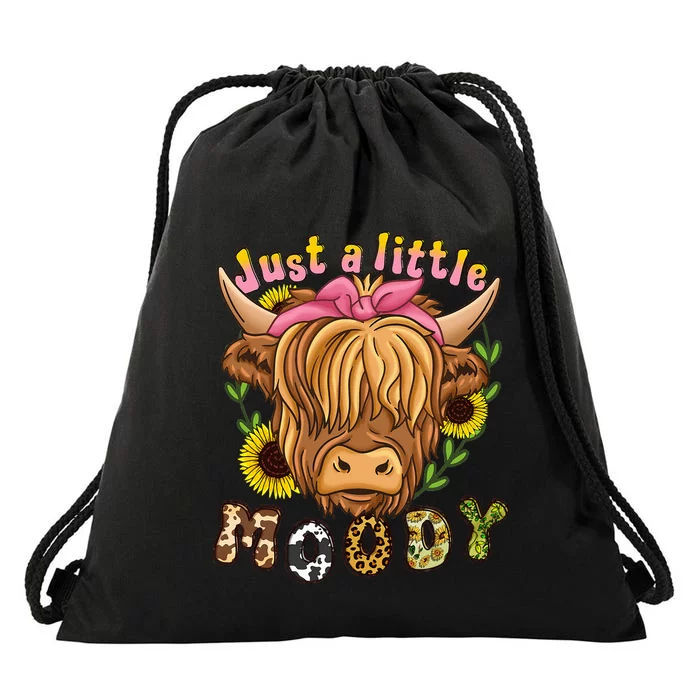 Highland Cow Scottish Highland Cow Drawstring Bag