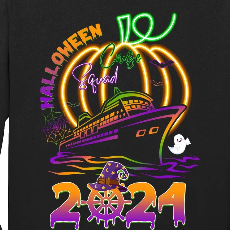 Halloween Cruise Squad 2024 Pumpkin Family Long Sleeve Shirt