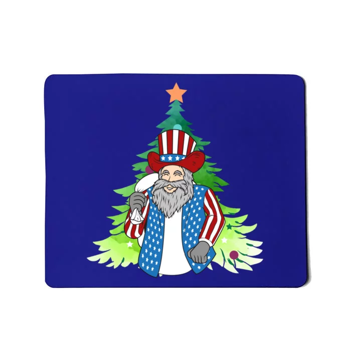 Here Comes Santa Clauspatriotic Kris Kringle Christmas Tree Meaningful Gift Mousepad