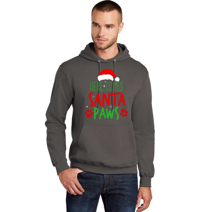 Here Comes Santa Paws Cute Christmas Hoodie