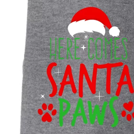 Here Comes Santa Paws Cute Christmas Doggie 3-End Fleece Hoodie