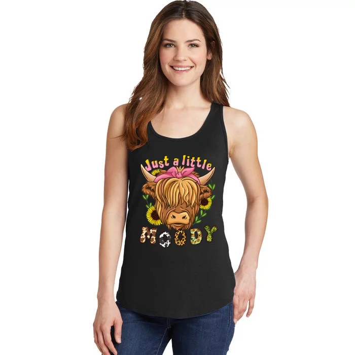 Highland Cow Scottish Highland Cow Ladies Essential Tank