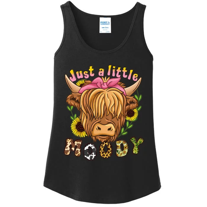 Highland Cow Scottish Highland Cow Ladies Essential Tank