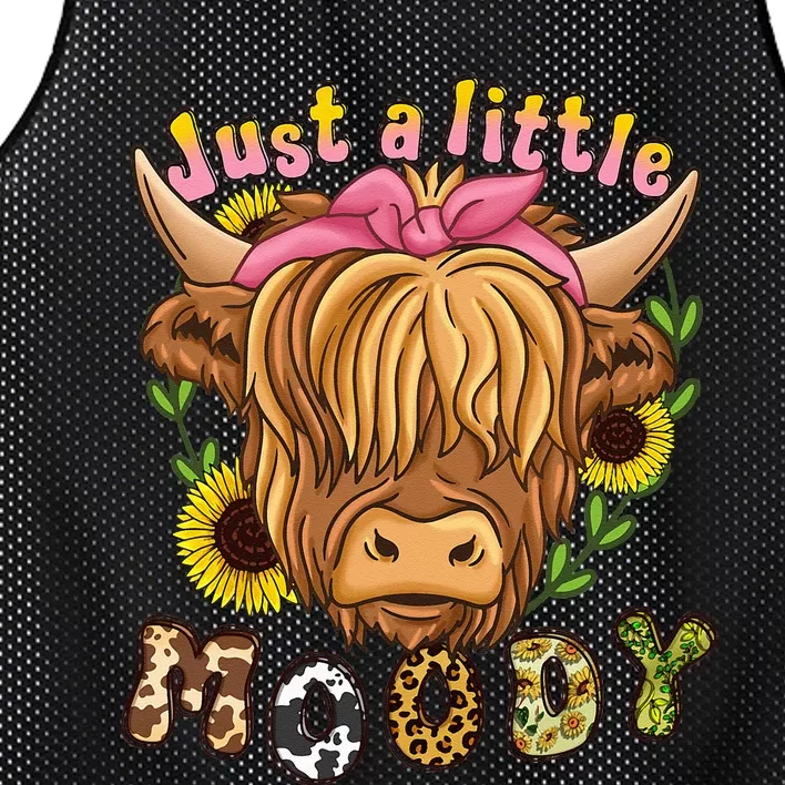 Highland Cow Scottish Highland Cow Mesh Reversible Basketball Jersey Tank