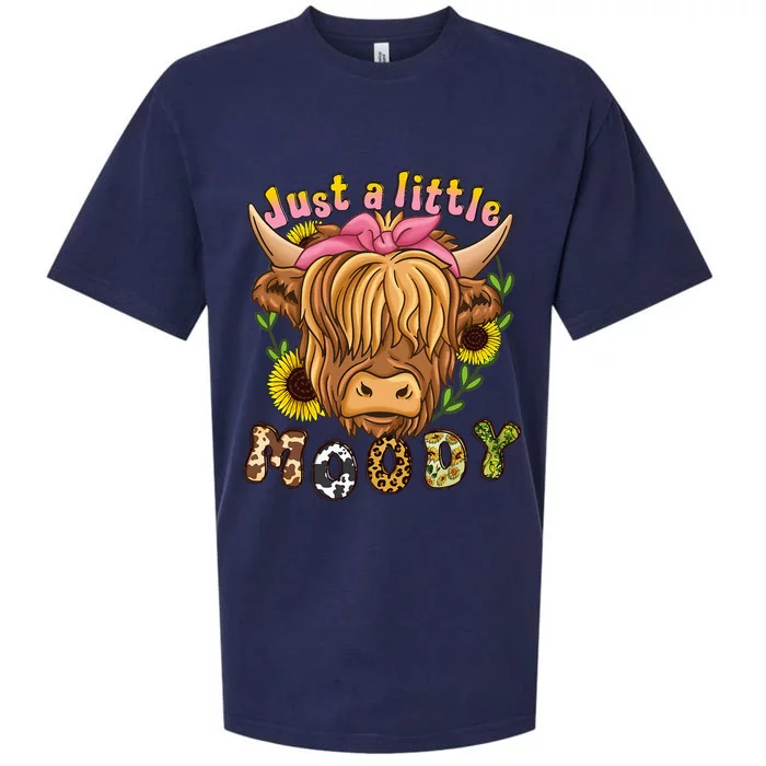 Highland Cow Scottish Highland Cow Sueded Cloud Jersey T-Shirt